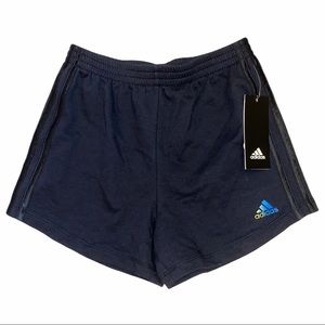 New Adidas Girls Black Stripes Shorts